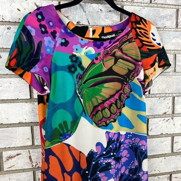 Desigual by Christian Lacroix | Butterfly Shift Dress - Picture 3 of 13